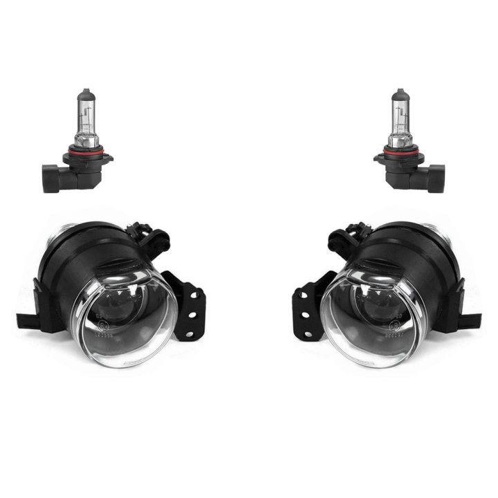 Miglas lukturi BMW E60 / E61 (03–07) standarta bamperim, caurspīdīgi