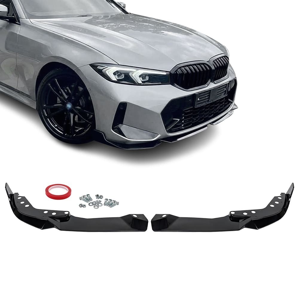 Performance Front Bumper Lip Spoiler for BMW G20 / G21 LCI (22-26), glossy black