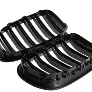Performance kidney grille for BMW F10 / F11, glossy black — 2