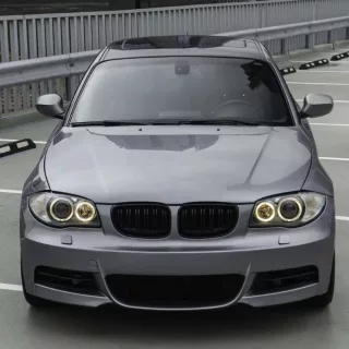 Aerodinamiskais jumta spoileris BMW E81 / E87, spīdīgi melns — 3