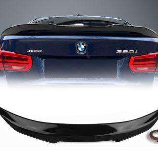 PSM style Trunk Spoiler for BMW F30 / F80, glossy black — 3