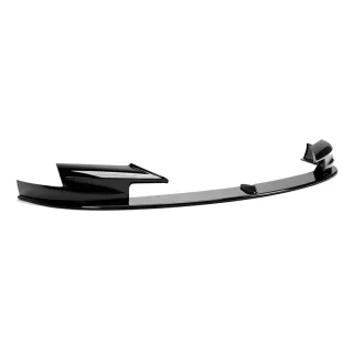 Front Bumper Lip Spoiler for genuine BMW F10 M5 bumper, glossy black — 4