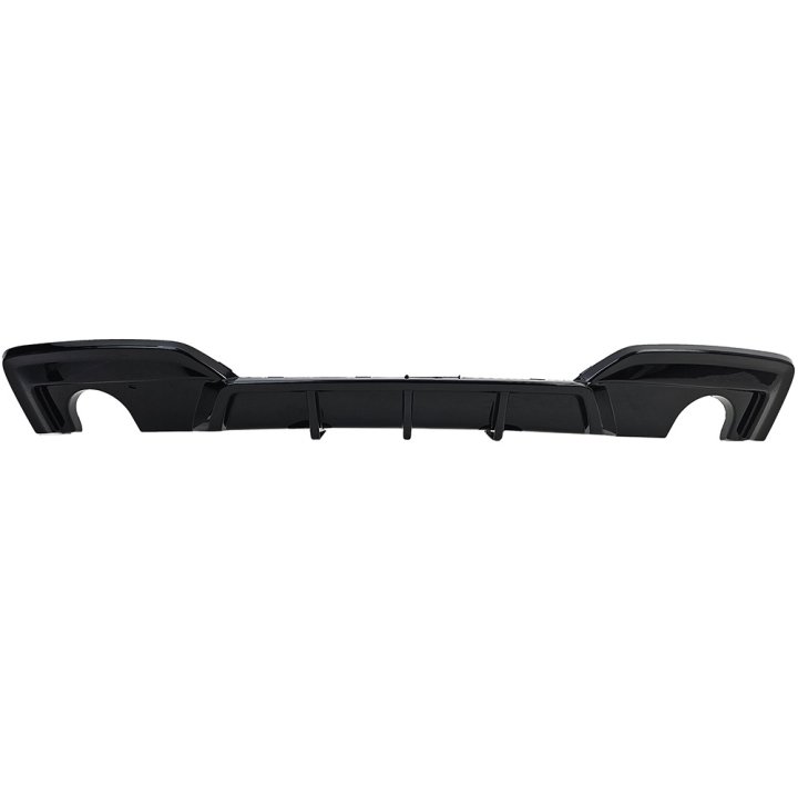 WR aizmugurējā bufera difuzors BMW F06 / F12 / F13 (640i / 640d) M-Pack, spīdīgi melns
