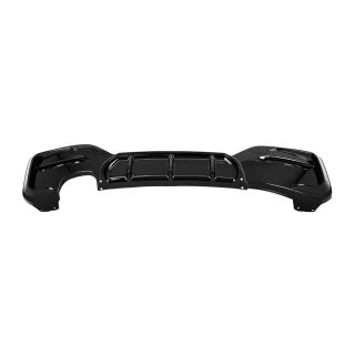 Performance aizmugurējā bufera difuzors BMW F20 / F21 LCI (15-19), spīdīgi melns — 1