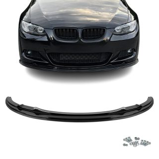 WR priekšējā bufera spoileris BMW E92 / E93 PRE-LCI (06-10) ar M-Pack, spīdīgi melns, ĪPAŠI IZTURĪGA VERSIJA — 3