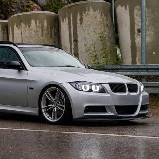 Priekšējāis bampera Splitteris BMW E90/E91 PRE LCI (2005–2008) — 4