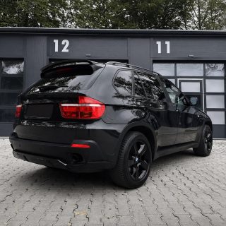 HM stila jumta spoileris BMW E70 X5 (07-14), spīdīgi melns — 3