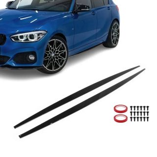 Performance sānu sliekšņu uzliku komplekts BMW F20 / F21 (11-19), spīdīgi melns — 2