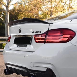 PSM stila bagāžnieka spoileris BMW F32 Coupe, spīdīgi melns — 4