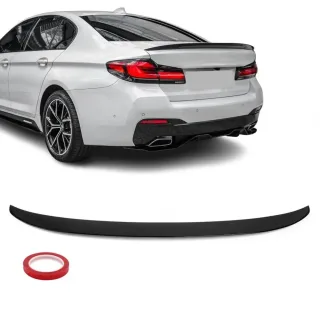 Bagāžnieka spoileris BMW G30 / F90 (17-23), spīdīgi melns — 2