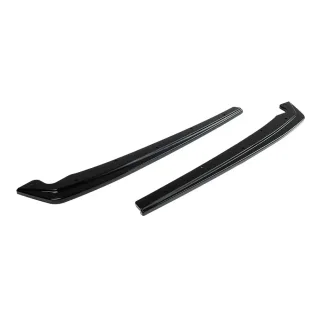 Aizmugurējā bufera sānu uzlikas, komplekts BMW G30, G31 / F10, F11, spīdīgi melns — 2