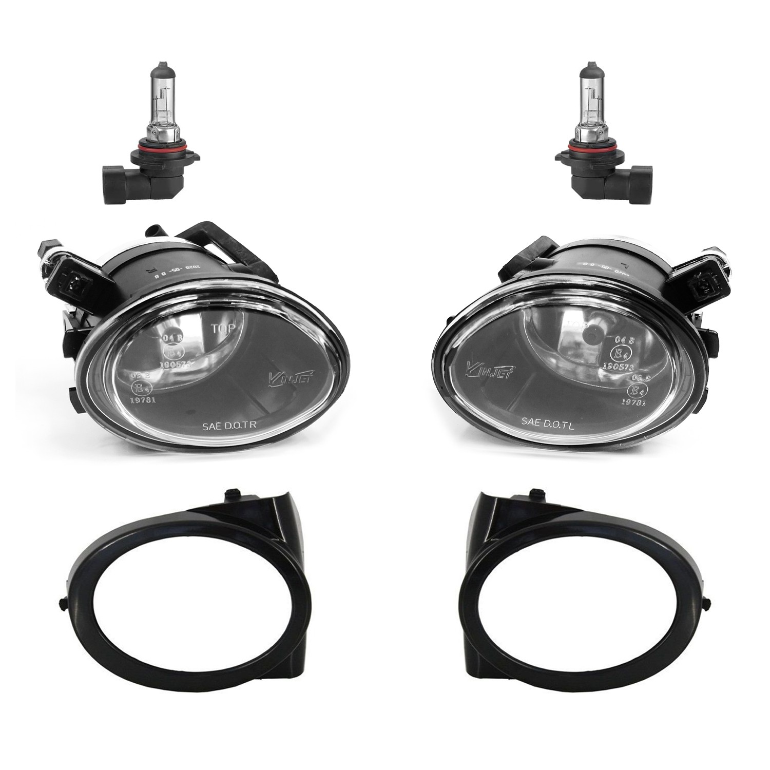 Fog lights for BMW E46 (M3 / M-Tech II), clear