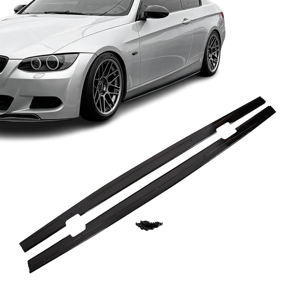 WR Side Skirt Extensions set for BMW E92 / E93 (06-13), glossy black