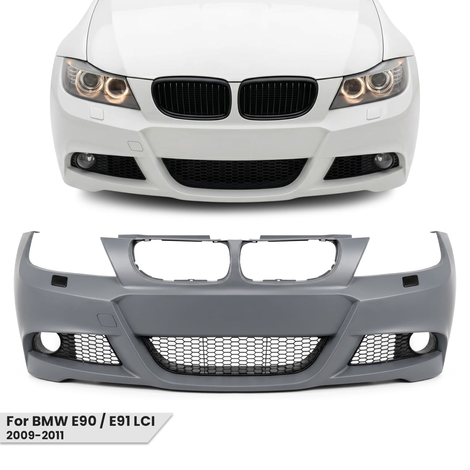 M-Pack Front Bumper for BMW E90 / E91 LCI (08-11)
