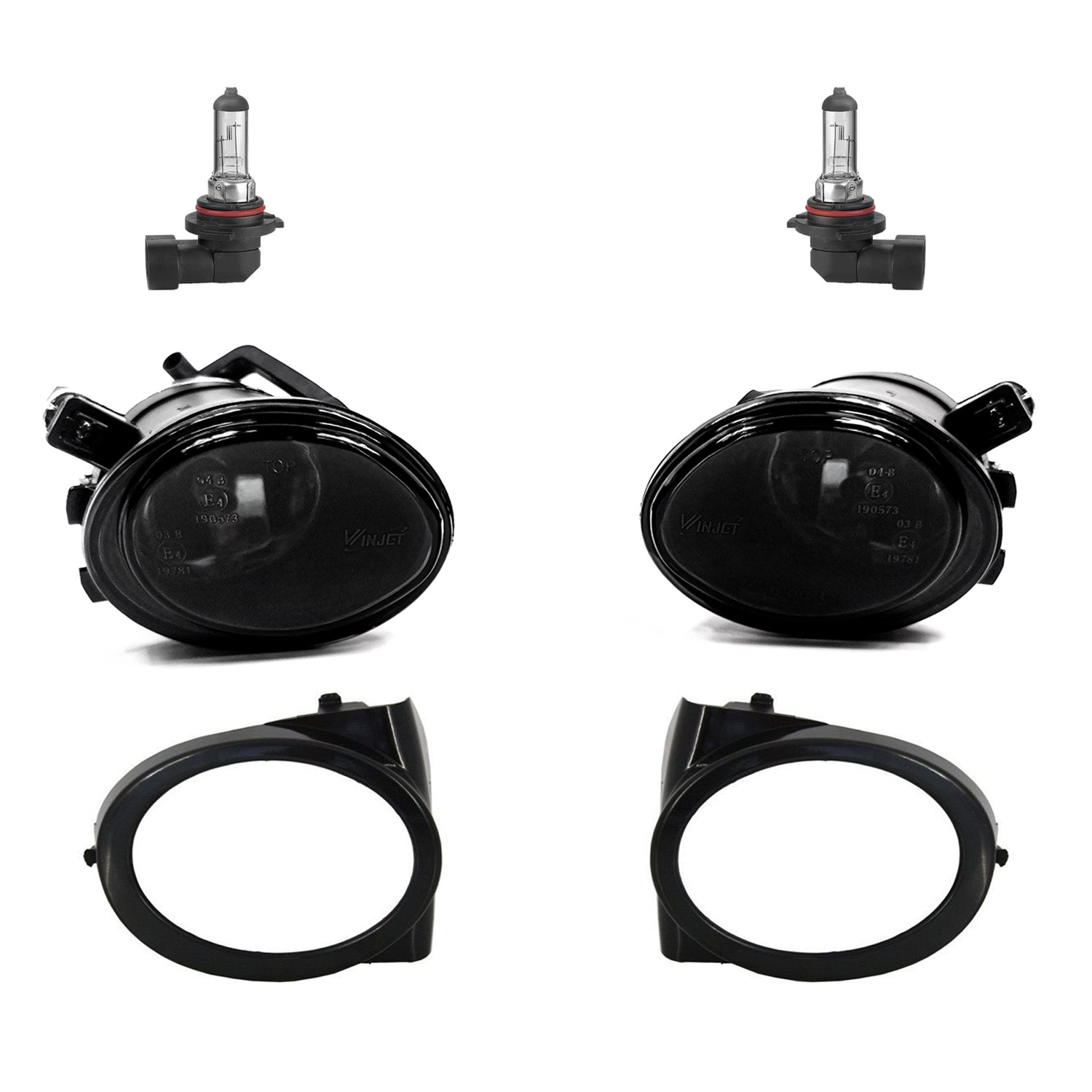 Fog lights for BMW E46 (M3 / M-Tech II), smoked