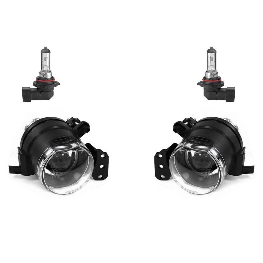 Fog lights with lens set (left + right), clear