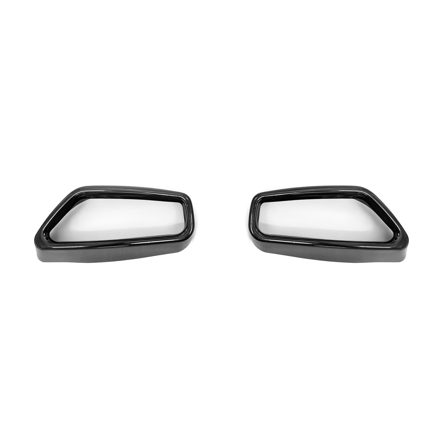 Exhaust Covers / Trims set for BMW G30 / G31 (520 / 525 / 530 / 540) with M-Pack, glossy black