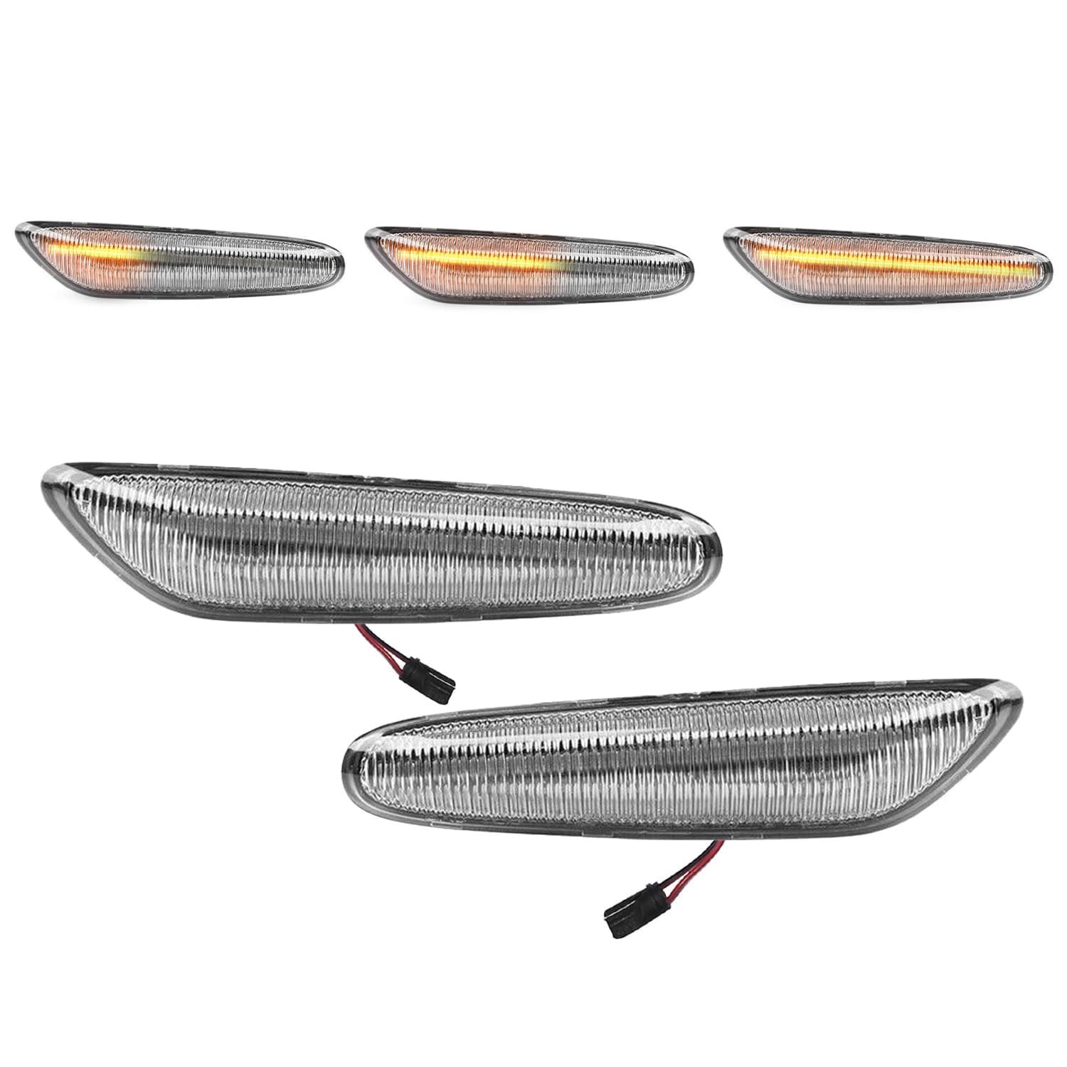 Dynamic LED side indicators for BMW E90 / E91 (05-11), white